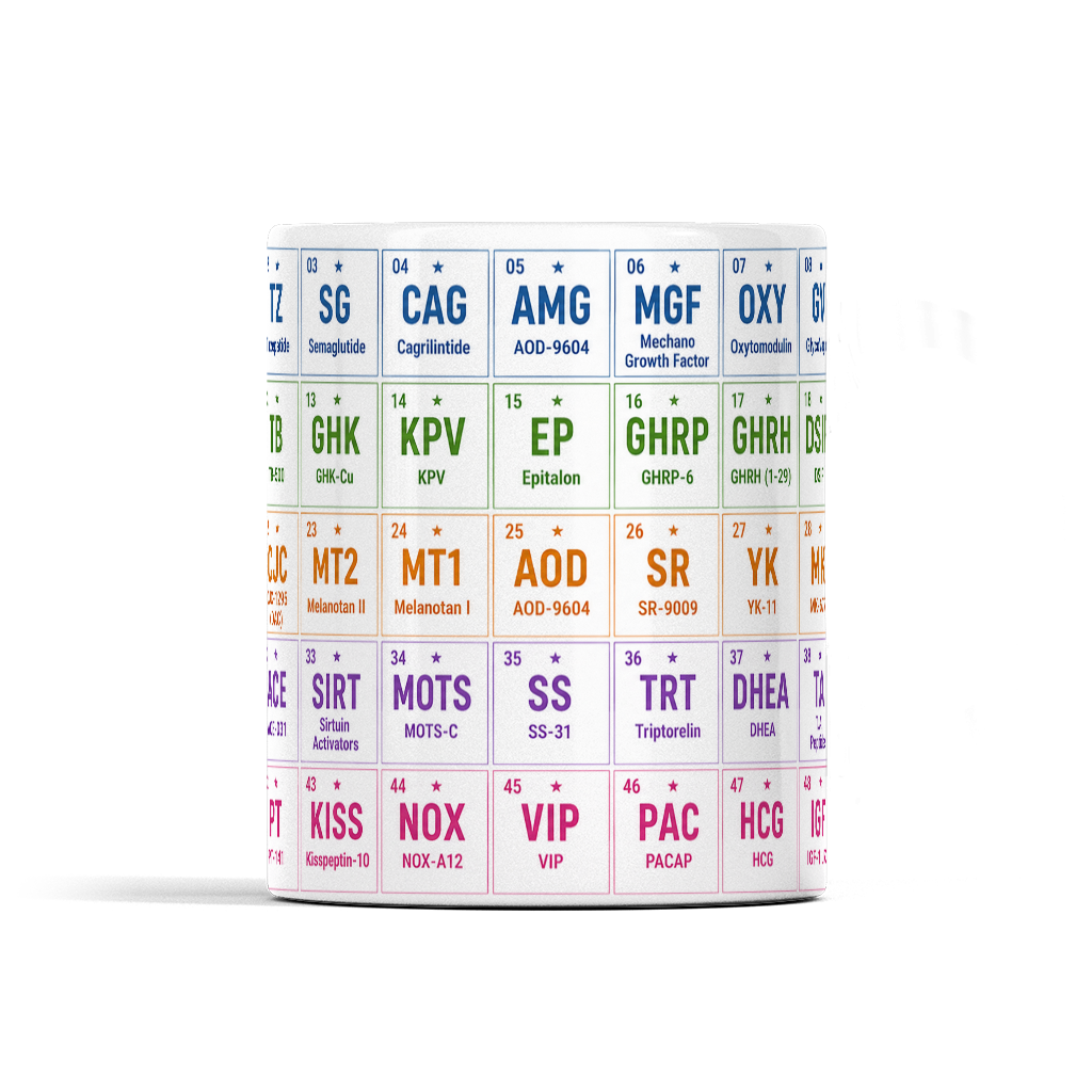 Peptide Table Mug