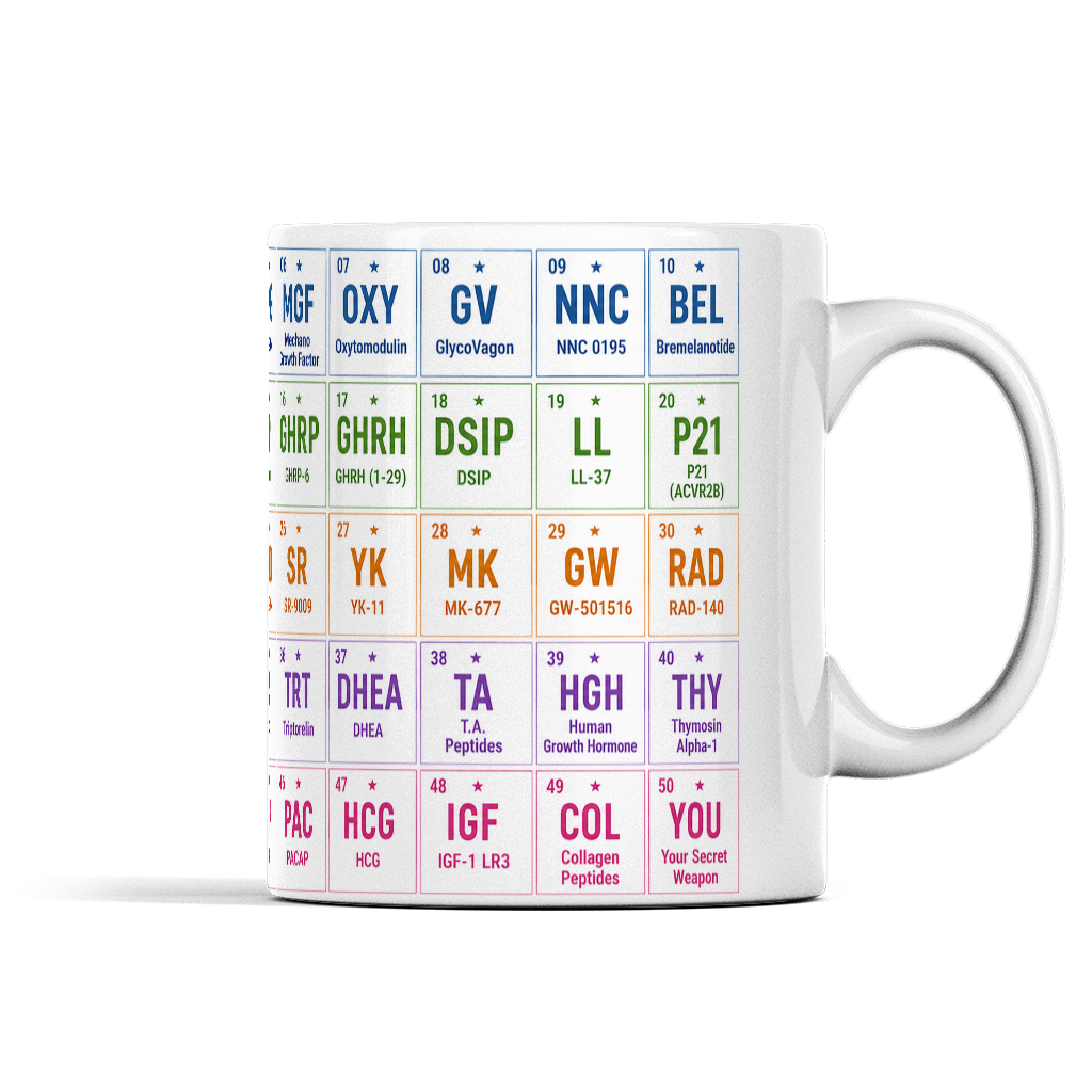Peptide Table Mug